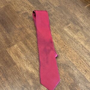 Classic Men's Michael Kors Solid Burgundy Tie